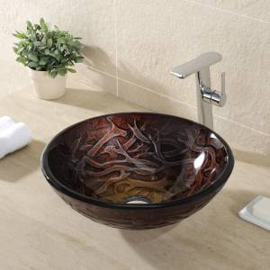 Kraus Dryad Раковина - чаша стеклянная, на столешницу