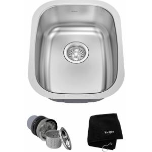 Мойка кухонная нижнего монтажа с донным фильтром Kraus Premier