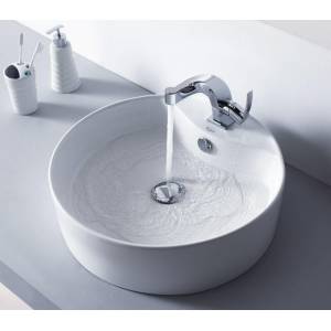 Раковина - чаша с отверстием под смеситель  Kraus