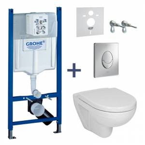 Комплект унитаз Jika Lyra и инсталляция Grohe