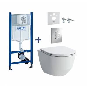 Комплект унитаз Laufen Pro Rimless и инсталляция Grohe