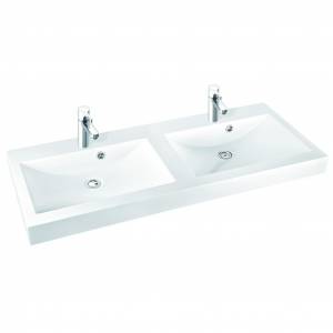 Раковина двойная прямоугольная Marmorin Moira Bis Duet