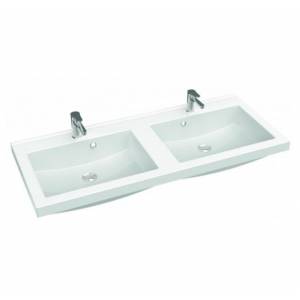 Раковина на столешницу двойная Marmorin Greta 1200/1500 D