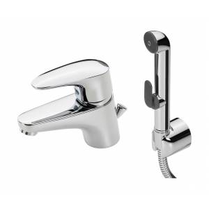 Смеситель однорычажный для раковины Oras Vega с гигиеническим душем