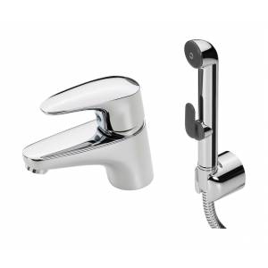 Смеситель однорычажный для раковины Oras Vega с гигиеническим душем