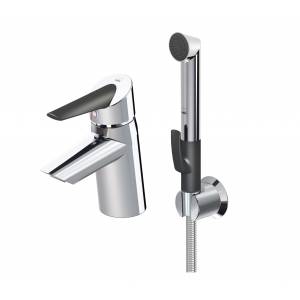 Смеситель однорычажный для раковины Oras Optima с гигиеническим душем