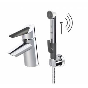 Смеситель-термостат для раковины Oras Optima с гигиеническим душем