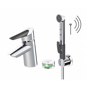 Смеситель-термостат для раковины Oras Optima с гигиеническим душем