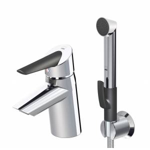 Смеситель однорычажный для раковины Oras Optima с гигиеническим душем