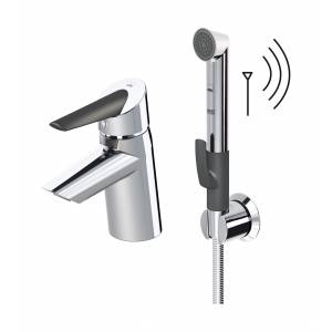 Смеситель-термостат для раковины Oras Optima с гигиеническим душем