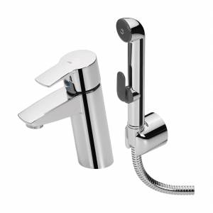 Смеситель однорычажный для раковины Oras Cubista с гигиеническим душем