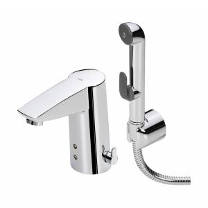 Смеситель электронный для раковины с гигиеническим душем Oras Cubista