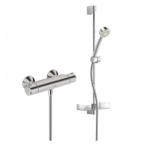 Смеситель-термостат Oras Nova для душа с душевым гарнитуром на штанге