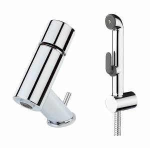 Смеситель однорычажный для раковины Oras IL BAGNO ALESSI с гигиеническим душем