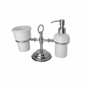 Дозатор для жидкого мыла и стаканчик настольный Pacini & Saccardi Oggetti Appoggio