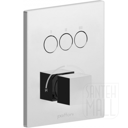 Термостат для ванны/душа  Paffoni Compact box скрытого монтажа на 3 потребителя