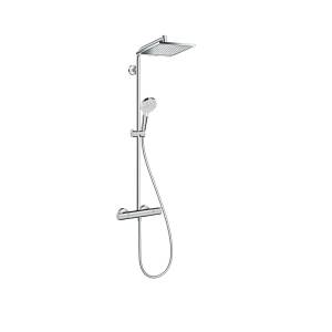 Душевая стойка с термостатом Hansgrohe Crometta E 240 Showerpipe
