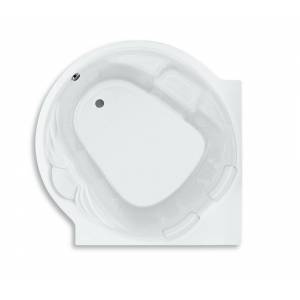 Ванна угловая акриловая PoolSpa Roma, на раме