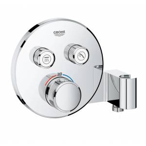 Встраиваемый смеситель-термостат Grohe Grohtherm SmartControl с держателем