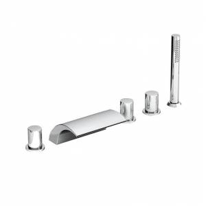 Смеситель врезной на борт ванны Ravak Waterfall WF 025.00