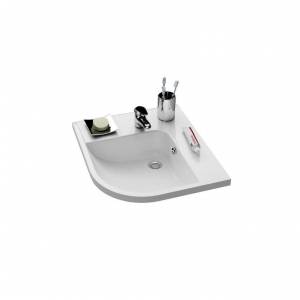 Раковина угловая Ravak BeHappy с переливом