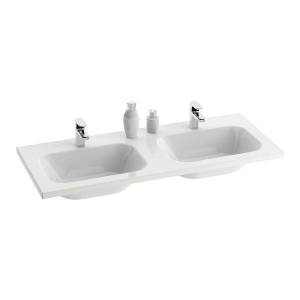 Раковина двойная для установки на тумбу Ravak Chrome 1200