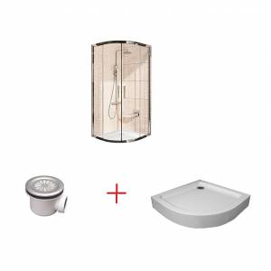 Душевая кабина Ravak X-Point в комплекте с поддоном и сифоном 