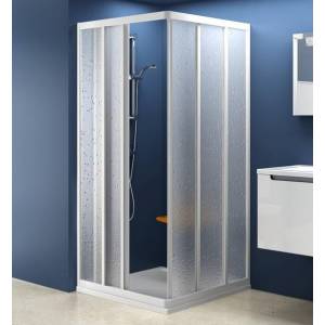 Душевая кабина с двумя раздвижными дверьми Ravak Supernova ASRV2-S + ASRV2-S