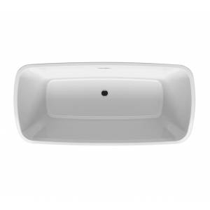 Ванна акриловая свободностоящая Riho Admire с сифоном