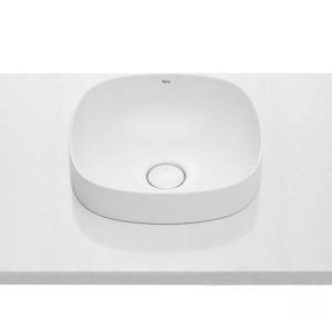 Раковина квадратная встраиваемая ( борт сверху) Roca Inspira Soft