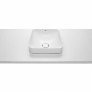 Раковина  квадратная встариваемая (борт сверху) Roca Inspira Square