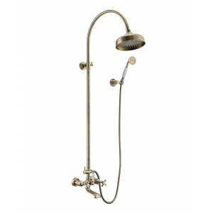 Душевая стойка с изливом на ванну Imprese Cuthna antiqua