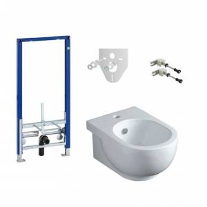 Комплект биде SImas E-Line и инсталляция Geberit