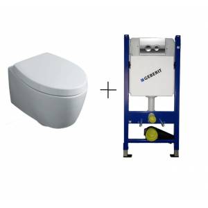 Комплект унитаз Simas LFT Spazio и инсталляция Geberit