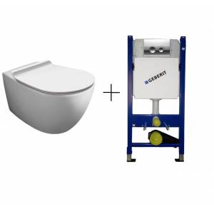 Комплект унитаз Simas Vignoni и инсталляция Geberit