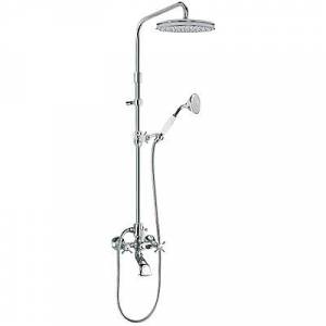 Душевая стойка  с изливом на ванну Tres Retro-Tres