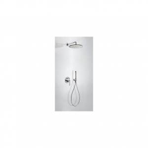 Душевой комплект: смеситель встраиваемый+верхний и ручной душ Tres Study Exclusive-Tres