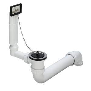 Сифон мойки Viega с цепочкой