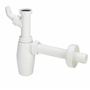 Сифон для раковины Viega с дополнительным подсоединением сливного шланга