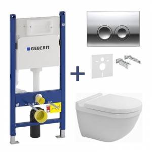 Комплект унитаз Duravit Starck 3 и инсталляция Geberit