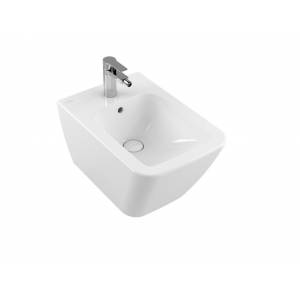 Биде подвесное  с керамической крышкой клапана Villeroy & Boch Finion