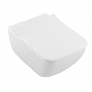 Унитаз подвесной с крышкой SoftClose Villeroy & Boch Legato, безободковый