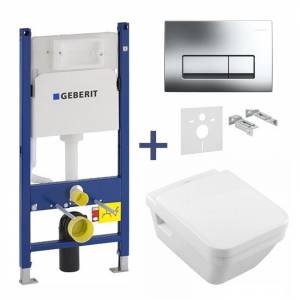 Комплект унитаз Villeroy&Boch Architectura Direct Flush и инсталляция Geberit