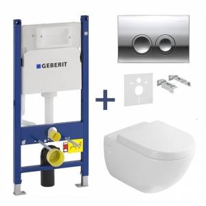 Комплект унитаз Villeroy&Boch Subway  и инсталляция Geberit