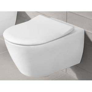 Унитаз подвесной с тонкой крышкой SoftClose Villeroy & Boch Subway 2.0