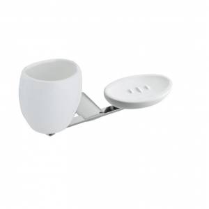 Мыльница и стаканчик подвесной Webert Aria