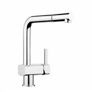 Смеситель для кухни Webert Azeta с выдвижным и поворотным изливом