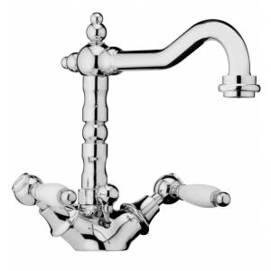 Смеситель для раковины Webert Dorian с донным клапаном 