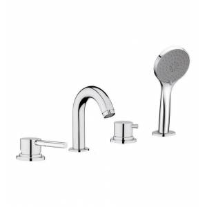 Смеситель для ванны Webert Elio, врезной на борт ванны