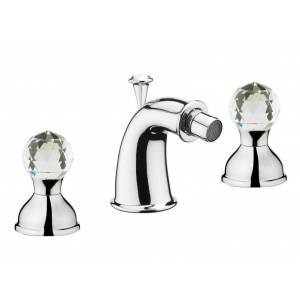 Смеситель двухвентильный для биде Webert Karenina с кристаллом Swarovski